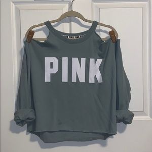 VS PINK Cold Shoulder Sweatshirt